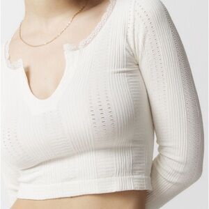 Out From Under Go For Good Seamless Pointelle Top